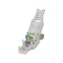Manhattan Csatlakozó - RJ45 dugó, krimpelő fogó nélküli bekötés, Tooless design (Cat5/5e/6)