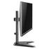Manhattan asztali állvány - 1db monitor részére (min.VESA:75x75, 17"-27"-ig, 360° fordítás, kábel rendező,7kg, fekete)