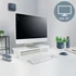 Monitorállvány, LEITZ "Ergo Cosy", fehér
