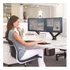 Monitortartó kar, két monitorhoz, FELLOWES "Platinum Series™Dual"