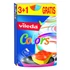 Mosogatószivacs, 3+1 db, VILEDA "Pur Active Colors "