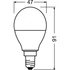 Osram Star+ RGBW/matt búra/5,5W/470lm/2700K/E14 távirányítható LED kisgömb izzó