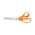 Olló, cikkcakk, 23 cm, FISKARS "Classic", narancssárga