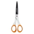 Olló, általános, tapadásmentes, 17 cm, FISKARS "Non-Stick", fehér