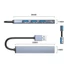 Orico USB3.0 Hub - AH-A13-GY (4 port, Bemenet: USB-A, Kimenet: 1xUSB-A3.0+3xUSB-A2.0, szürke)