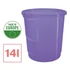 Papírkosár, 14 liter, ESSELTE "Colour`Breeze", áttetsző levendula