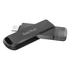 Sandisk 64GB USB C/Apple Lightning iXPAND LUXE Fekete (186552) pendrive