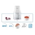Philips Daily Collection HR1393/00 fehér aprító