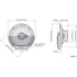 Pioneer TS-A1671F 16,5 cm 3 utas koaxiális autós hangszóró pár