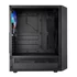 Everest Számítógépház - FLAT MESH (fekete; plexi; ATX; alsó táp; 4x120mm; 1xUSB3.0 + 2xUSB2.0, I/O; porszűrő)