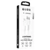 S-Link kábel - SL-X242 (3A, 12W, Gyorstöltés, Lightning, 100cm adat+töltőkábel, fekete)
