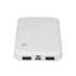 S.Link Powerbank - IP-G10N 10000mAh (2xUSB, Micro usb, Type-C, led, fehér)
