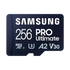 Samsung MicroSD kártya - 256GB MB-MY256SA/WW (PRO Ultimate, Class10, R200/W130, adapter, 256GB)