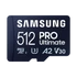 Samsung MicroSD kártya - 512GB MB-MY512SB/WW (PRO Ultimate kártyaolvasóval, Class10, R200/W130, 512GB)