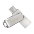 Sandisk 64GB USB3.1/Type-C Dual Drive Luxe Ezüst (186463) pendrive