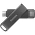 Sandisk 64GB USB C/Apple Lightning iXPAND LUXE Fekete (186552) pendrive