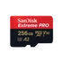 Sandisk 256GB microSDXC Class 10 U3 V30 A2 Extreme Pro + adapterrel
