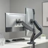 Sbox LCD-S024-2 17"-32" dönthető, forgatható asztali dual monitor tartó konzol