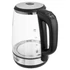 Sencor SWK 2090BK 2l inox-fekete üveg vízforraló