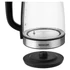 Sencor SWK 2090BK 2l inox-fekete üveg vízforraló