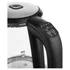 Sencor SWK 2090BK 2l inox-fekete üveg vízforraló