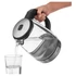 Sencor SWK 2090BK 2l inox-fekete üveg vízforraló