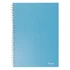 Spirálfüzet, A5, kockás, 80 lap, ESSELTE "Colour`Breeze", kék