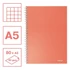 Spirálfüzet, A5, kockás, 80 lap, ESSELTE "Colour`Breeze", korall