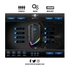 Spirit of Gamer PRO-M3 RGB 7200DPI fekete gamer egér + egérpad
