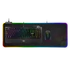 Spirit of Gamer Large fekete RGB LED világító gamer egérpad