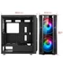 Spirit of Gamer GHOST 5 RGB fekete ablakos táp nélküli ATX ház