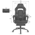 Spirit Of Gamer Mustang Gaming Chair Black