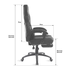 Spirit Of Gamer Mustang Gaming Chair Black