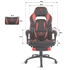 Spirit Of Gamer Mustang Gaming Chair Black/Red