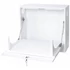 Stalflex CR19-3U-180-W 19" 3U 180mm mély fehér fém ajtós fali rack szekrény