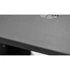Stalflex RC19-12U-450GB 19" 12U 450 mm mély lapra szerelt fekete üveg ajtós fali rack szekrény