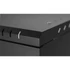 Stalflex RC19-12U-450GB 19" 12U 450 mm mély lapra szerelt fekete üveg ajtós fali rack szekrény
