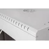 Stalflex RC19-12U-450GG 19" 12U 450 mm mély lapra szerelt szürke üveg ajtós fali rack szekrény