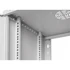 Stalflex RC19-12U-450GG 19" 12U 450 mm mély lapra szerelt szürke üveg ajtós fali rack szekrény