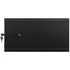 Stalflex RC19-4U-350MB 19" 4U 350 mm mély lapra szerelt fekete fém ajtós fali rack szekrény
