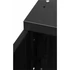 Stalflex RC19-4U-350MB 19" 4U 350 mm mély lapra szerelt fekete fém ajtós fali rack szekrény