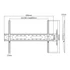 Stell SHO 4220 Slim 37"-70" VESA 600x400 fix fali konzol