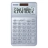 Számológép, asztali, 12 számjegy, CASIO "JW 200SC", acélkék
