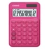 Számológép, asztali, 12 számjegy, CASIO, "MS 20 UC", magenta