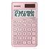 Zsebszámológép, 10 számjegy, CASIO "SL 1000", világos rózsaszín