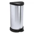 Pedálos szemetes, fémhatású, 40 l, CURVER