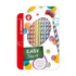 Színes ceruza készlet, háromszögletű, jobbkezes, STABILO "EasyColours", 12 különböző szín