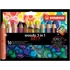 Színes ceruza készlet, kerek, vastag, STABILO "Woody ARTY 3 in 1", 10 különböző szín