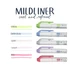 Szövegkiemelő készlet, 1,0/3,5 mm, kétvégű ZEBRA "Mildliner Cool & Refined" 5 szín