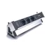 TOO DPS-113-3S IP20,3x 2P+F,2x USB-A,RJ45,HDMI,színes csomagolás,ezüst asztalra rögzíthető elosztó
